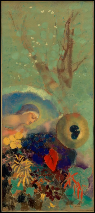 Hyldest til Leonardo da Vinci af Odilon Redon