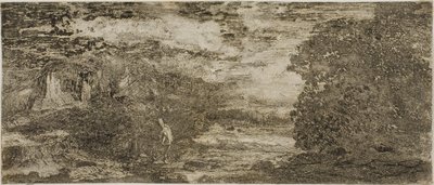 Rytter under en stormfuld himmel af Odilon Redon