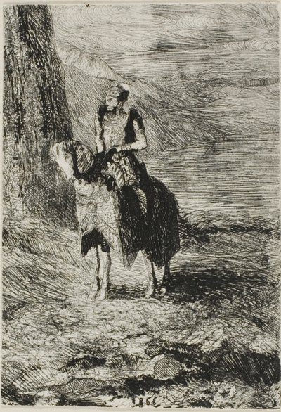 Rytter venter af Odilon Redon