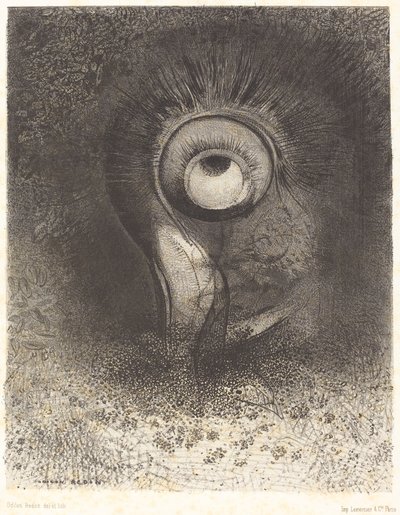 Der var måske et første syn forsøgt i blomsten af Odilon Redon