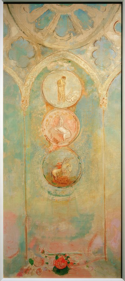 Pap til et kirkevindue af Odilon Redon