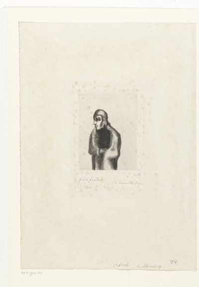 Kleine prælaat Lille prælat (titel på objekt) af Odilon Redon