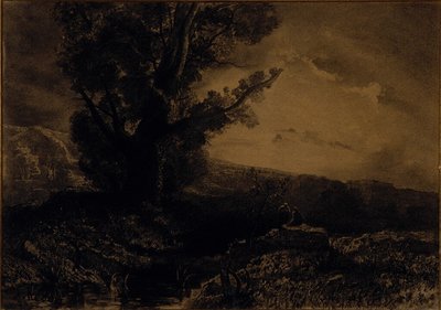 Landskab af Odilon Redon