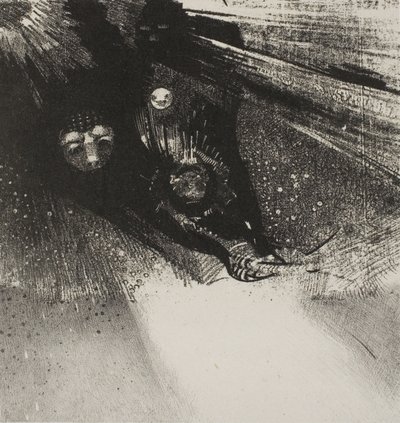 Larver So Bloodless and So Heseous, plade 5 af 6 af Odilon Redon