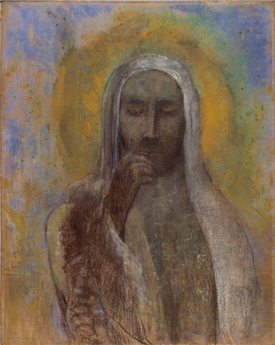 Stilhedens Kristus af Odilon Redon