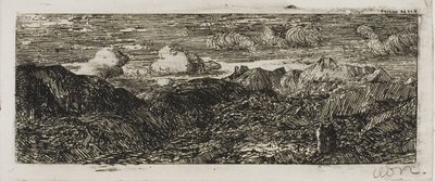 Bjerglandskab af Odilon Redon