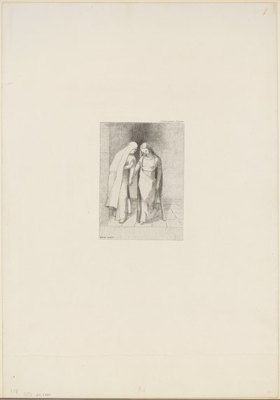 Mystisk samtale af Odilon Redon