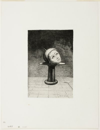 På Fadet, tallerken ti fra In Dreams af Odilon Redon