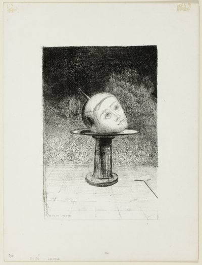 På Fadet, tallerken ti fra In Dreams af Odilon Redon