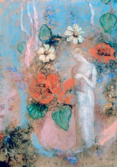 Pandora, c1860-1916 af Odilon Redon
