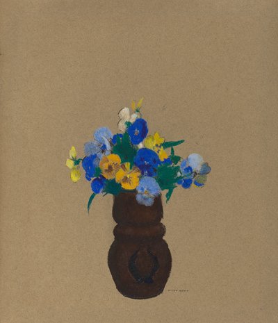 Stedmoderblomster af Odilon Redon