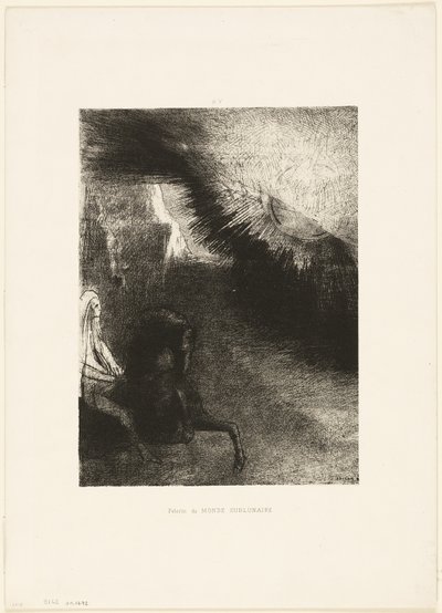 Pilgrim of the Sublunary World, plade 5 af 6 af Odilon Redon