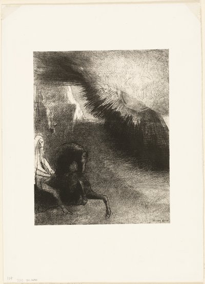 Pilgrim of the Sublunary World, plade 5 af 6 af Odilon Redon