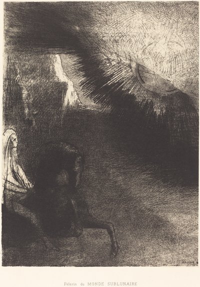 Pilgrim fra den undermåneske verden af Odilon Redon