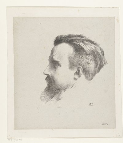 Portræt af Maurice Denis af Odilon Redon