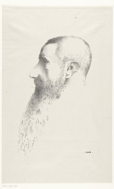 Portræt af Roger Marx af Odilon Redon