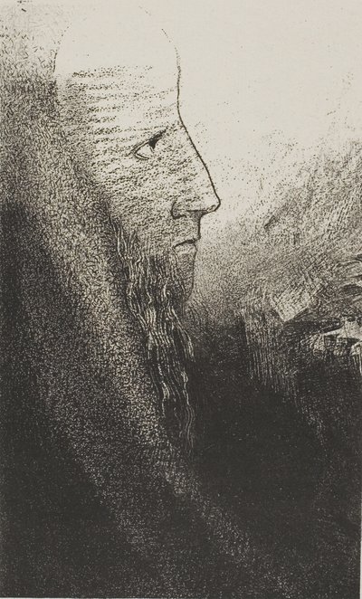 Saint Anthony: "Hjælp mig, o min Gud!", plade 2 af 24 af Odilon Redon
