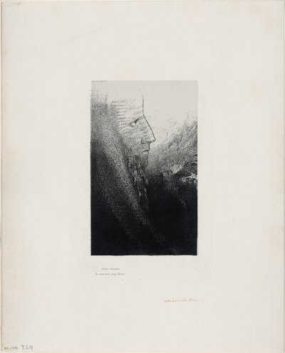 Saint Anthony: "Hjælp mig, o min Gud!", plade 2 af 24 af Odilon Redon