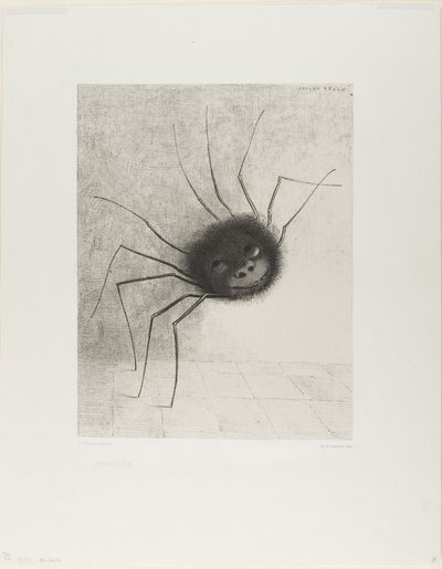 edderkop af Odilon Redon