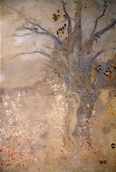 Forår, c1910. af Odilon Redon