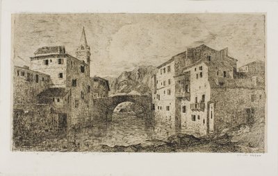 St.-Jean-Pied-de-Port af Odilon Redon