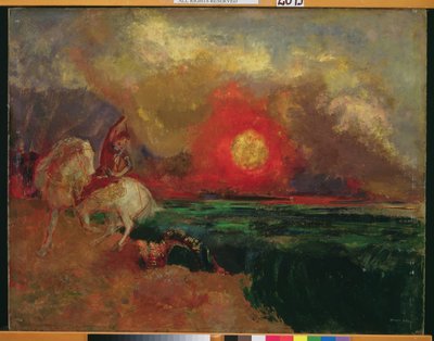 St George og dragen af Odilon Redon