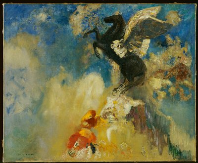 Den sorte Pegasus af Odilon Redon