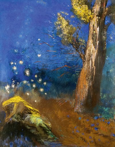 Buddhas død La Mort de Bouddha af Odilon Redon