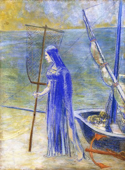 Fiskerkonen, 1900 af Odilon Redon