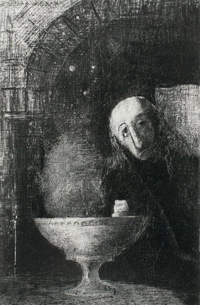 Den uendelige søgen, fra natten af Odilon Redon