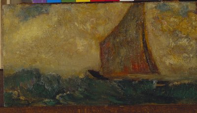 Den mystiske båd af Odilon Redon