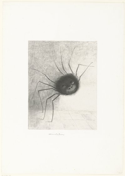 Edderkoppen af Odilon Redon