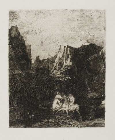 De to små ryttere af Odilon Redon