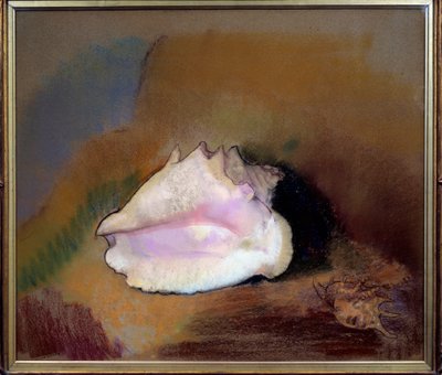 Skallen. Pastelmaleri af Odilon Redon (1840-1916) af Odilon Redon