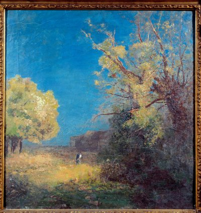 Vejen har peyrelebade. Maleri af Odilon Redon (1840-1916) af Odilon Redon