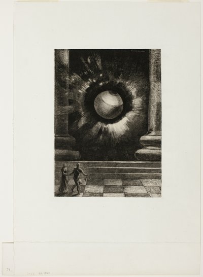 Vision, tallerken otte fra In Dreams af Odilon Redon