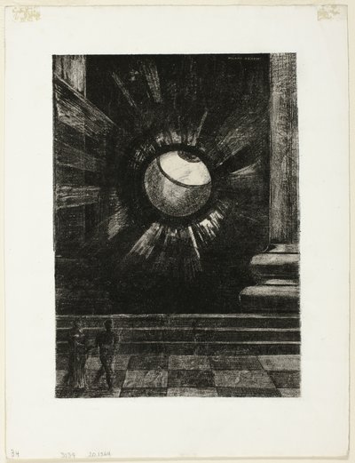 Vision, tallerken otte fra In Dreams af Odilon Redon