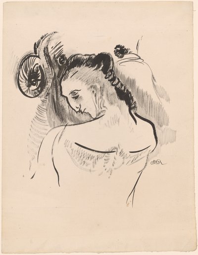 Ung mand af Odilon Redon