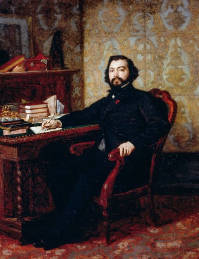 Portræt af advokat Aristide Minelli, af Odoardo Borrani (1833-1905), olie på panel, 40,5x32,5 cm af Odoardo Borrani