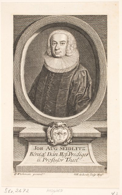 Johan August Seidlitz, Præst af Odvardt Helmoldt de Lode