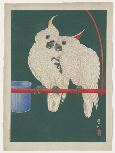 Kakaduer af Ohara Koson