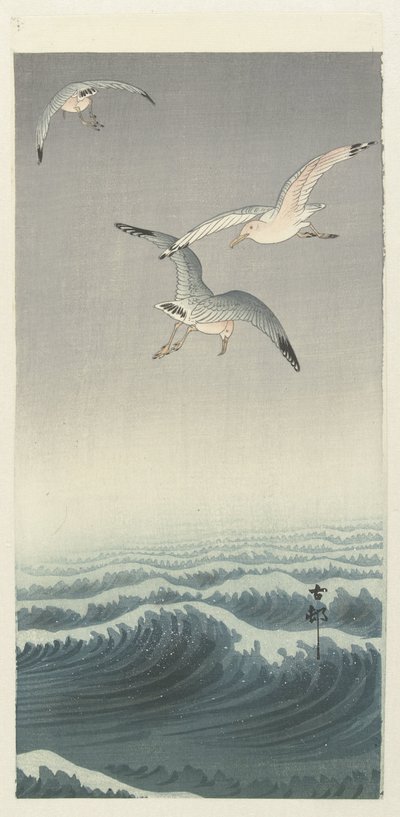 Tre måger af Ohara Koson