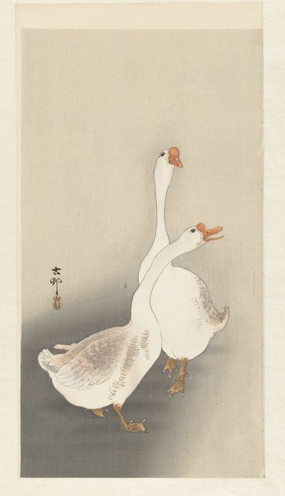 To gæs af Ohara Koson