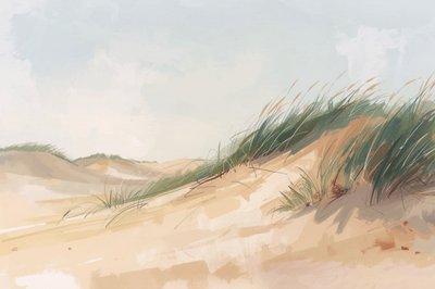 Fredfyldte sandklitter af Ohkimiko