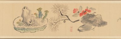 Brev med blomster, 1831. af Okada Hanko