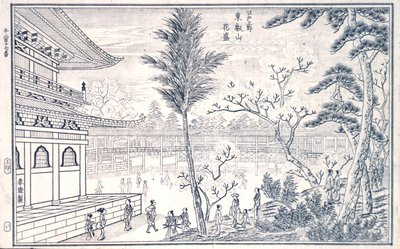 Book of Views of Edo, s. 17 af Okada Shuntosai
