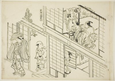 En ung Sanemori (Yaro Sanemori), nr. 10 fra en serie på 12 tryk, der skildrer parodier på skuespil af Okumura Masanobu