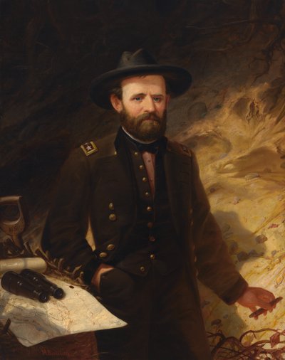 Ulysses S. Grant, 1865. af Ole Peter Hansen Balling