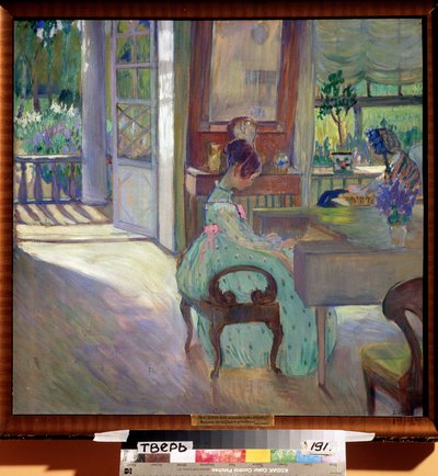 Forårssang (maleri) af Olga Lyudvigovna Della-Vos-Kardovskaya