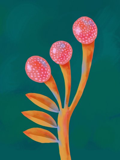 En fantasifuld plante af Olga Skomorokhova